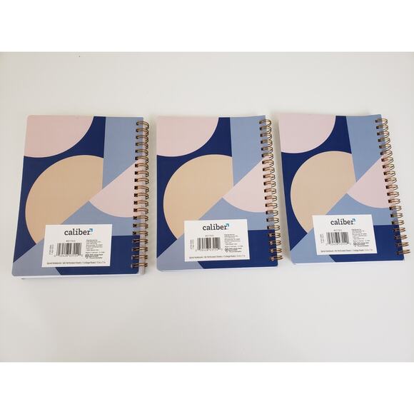 Journal Spiral Notebook Lined 5"x7" 80 Sheets College Ruled Tear Out Pages Lot 3 - Picture 6 of 7